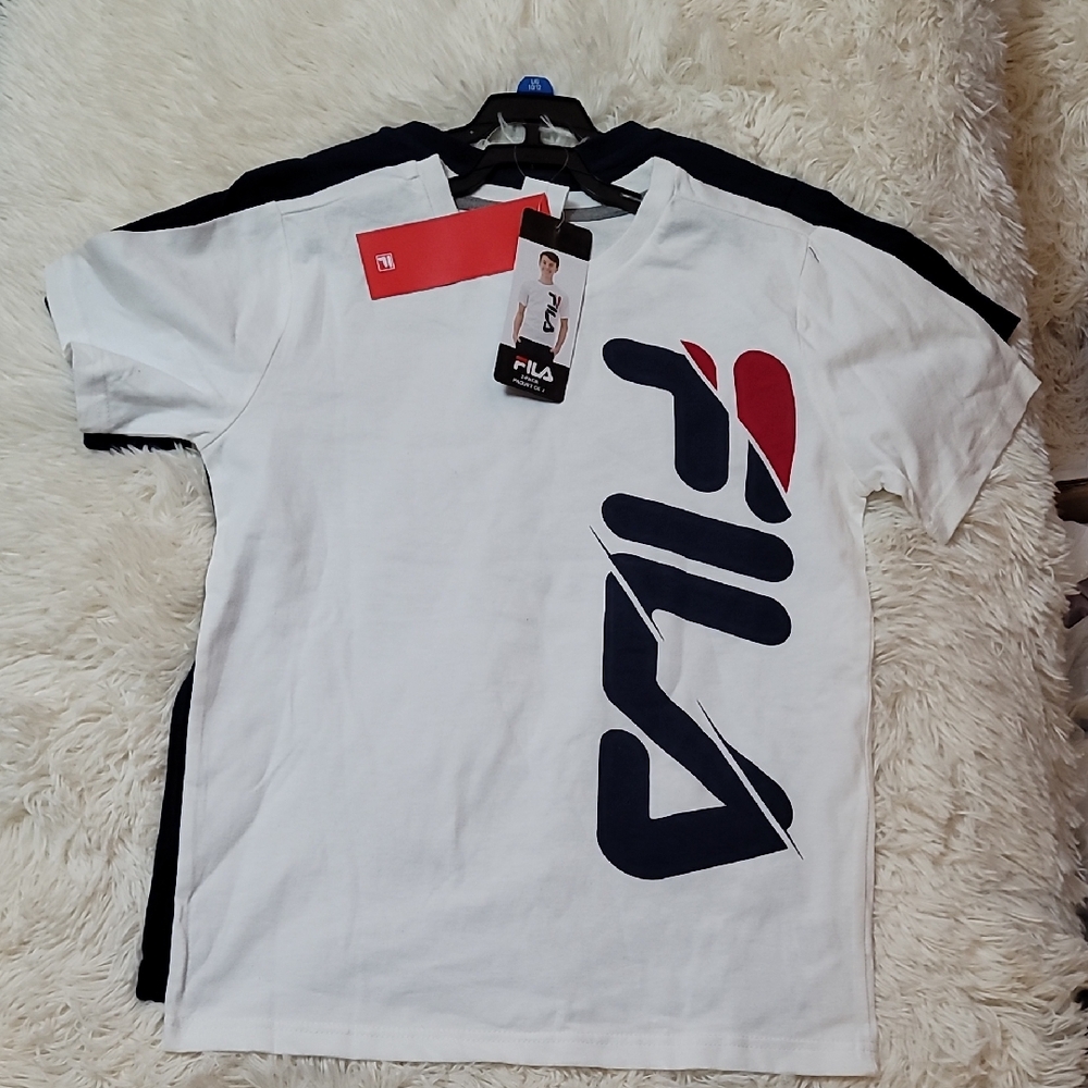 Fila, Set Of 2 Shirts, Boys, Size 10/12